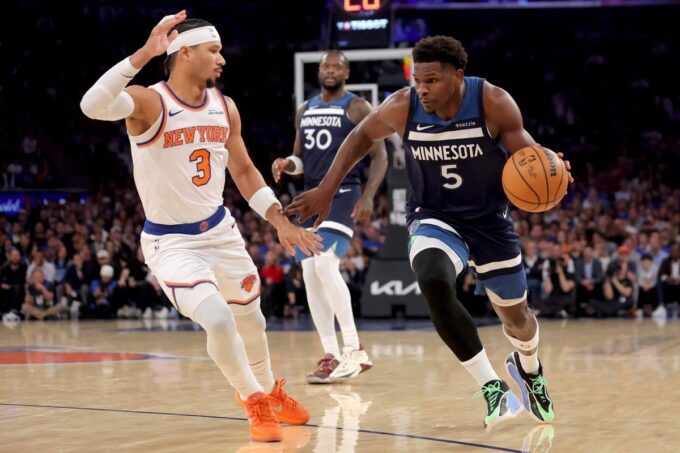 Edwards Kembali, Wolves Terpuruk di Pertahanan Melawan Knicks!